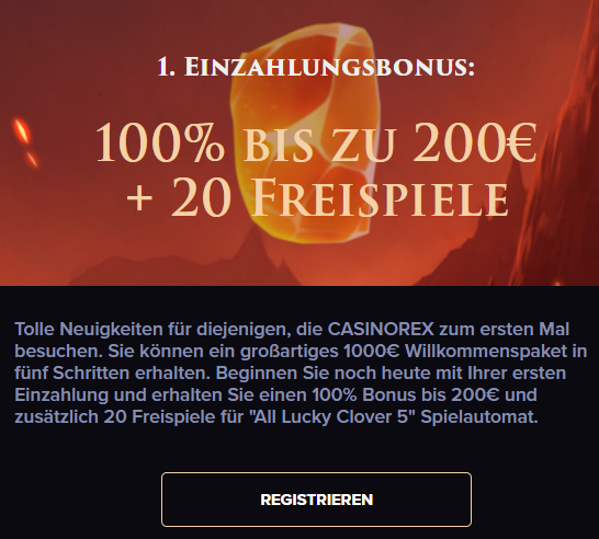 casinorex bonus