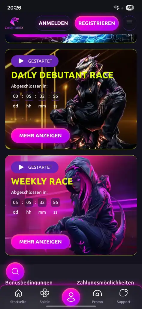 CasinoRex App Sicherheit